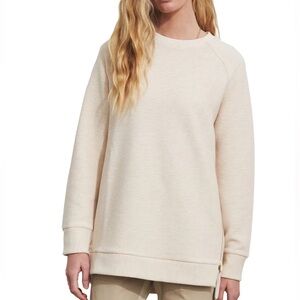 VARLEY MANNING SWEATshirt pullover size medium in oatmeal marl cream gold